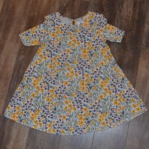Old Navy - Yellow and Blue Flower Design Dress